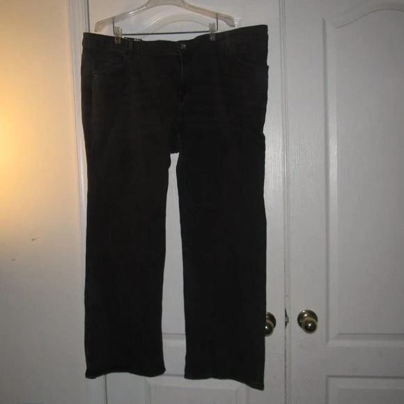 NWT H&M DIVIDED Low Waist Flare Black Jeans Plus Size 3XL - Picture 1 of 7
